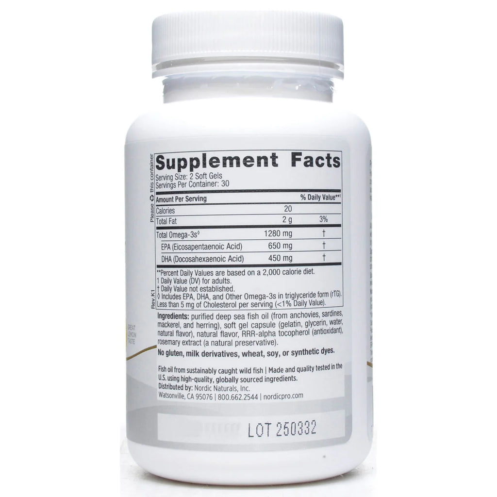 Lemon 650 EPA/450 DHA H810643