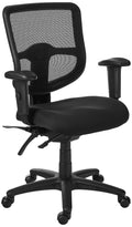 Black Ergonomic Chair with Adjustable Arms N825328