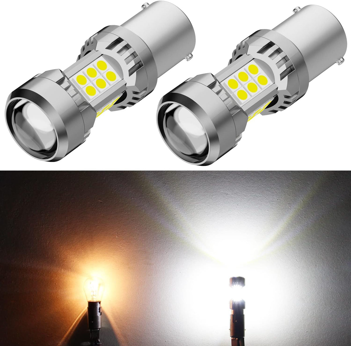 6000K Xenon White LED Reverse Light Bulbs M884202
