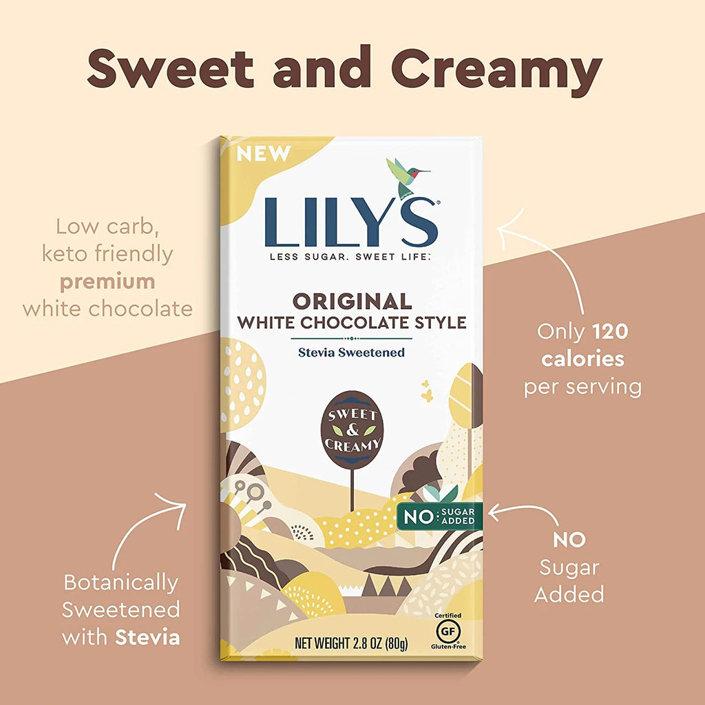 Stevia Sweetened White Chocolate Bar Variety 6 Count R6130