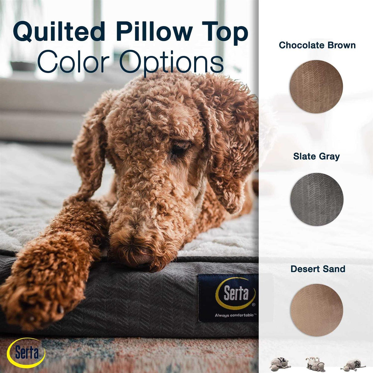Quilted Pillowtop Pet Bed T35573