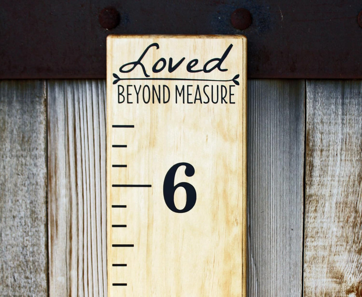 Vinyl Growth Chart Ruler Decal Kit Pack of 2 Z969