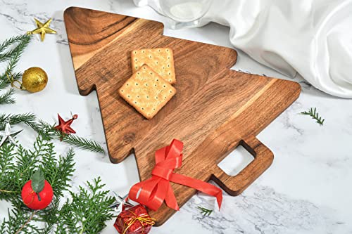 Organic Acacia Cutting Chopping Board with Handles A491675
