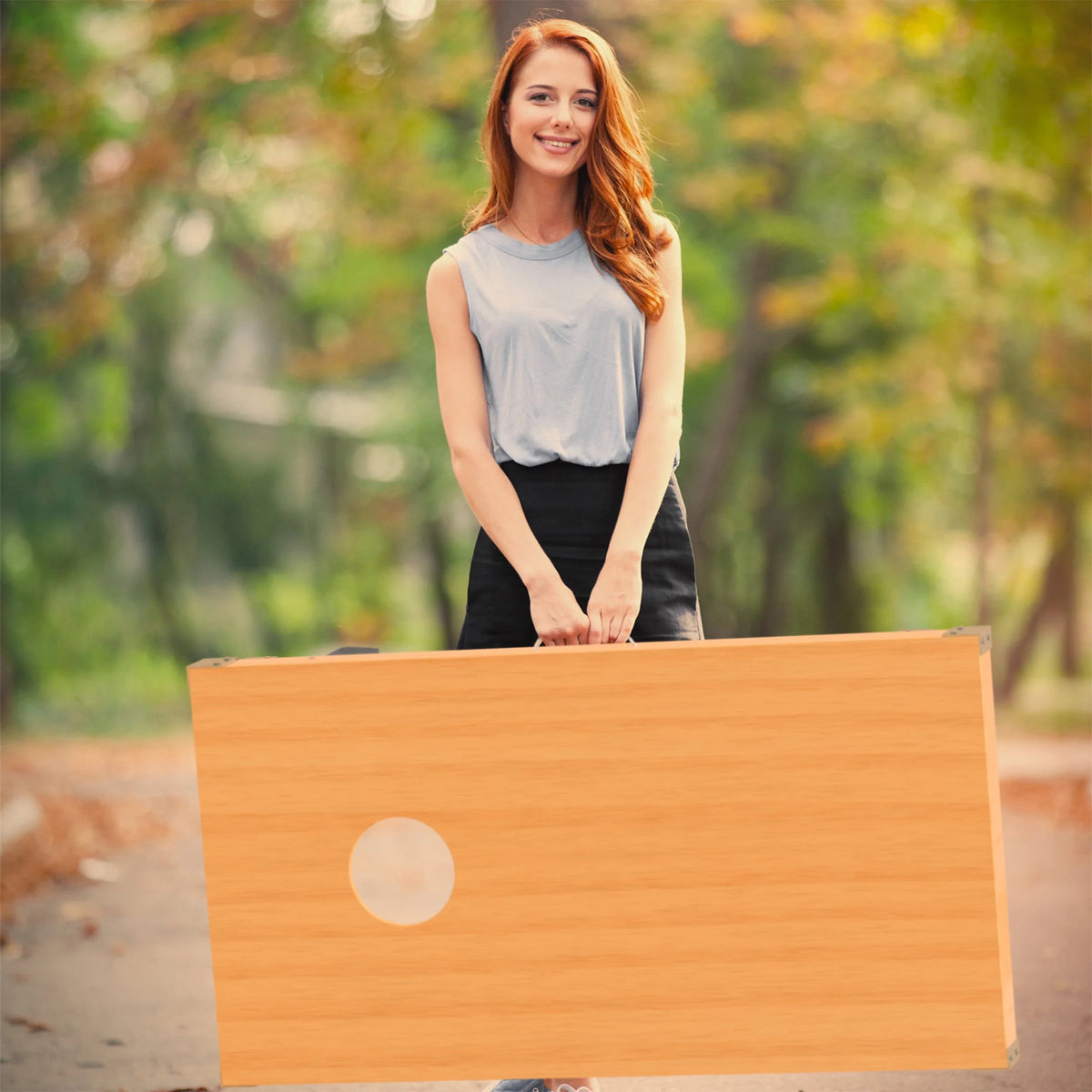 Regulation Sized Outdoor Cornhole Boards and Bags C6756
