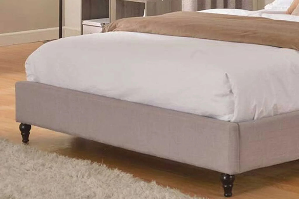 Full Size 48 inch Upholstered Platform Bed Frame Gray X936186