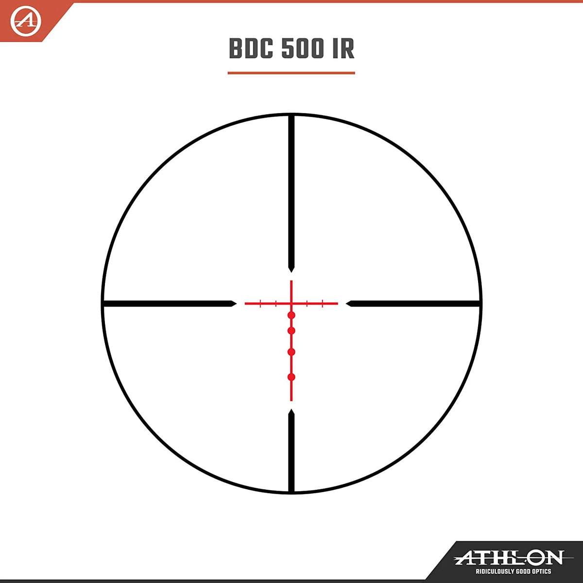3-9x40 1 inch SFP BDC 500 IR Riflescope I37334