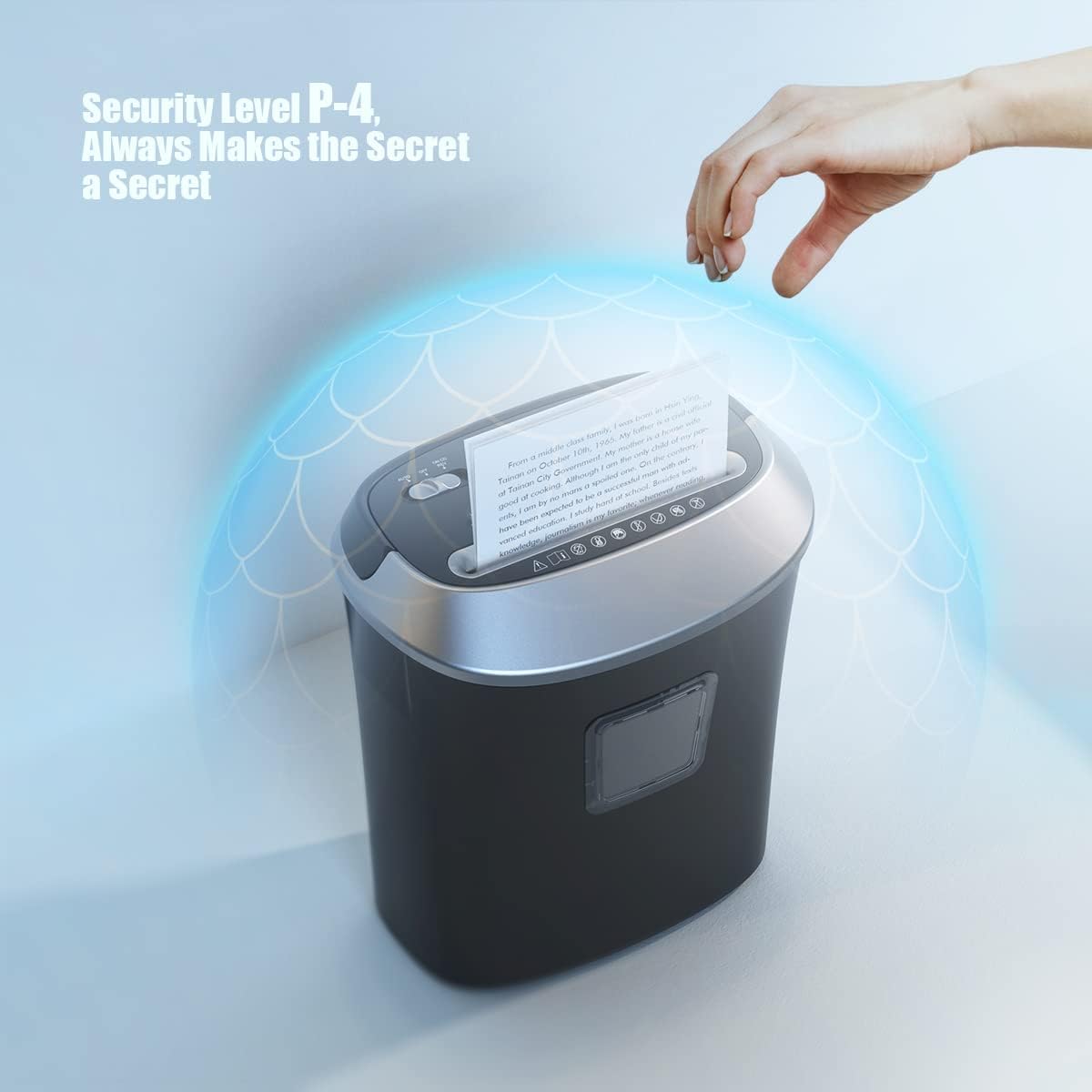 12-Sheet Cross-Cut Paper Shredder 5.8 Gallons Pack of 2 R38899