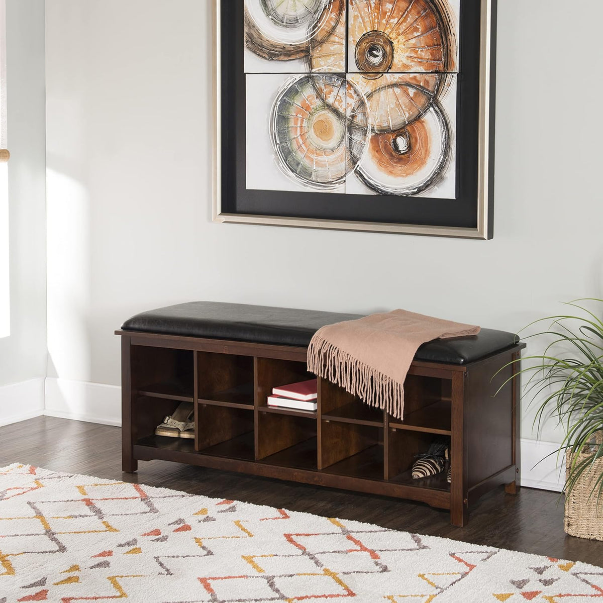 Dark Walnut Bench Q707663