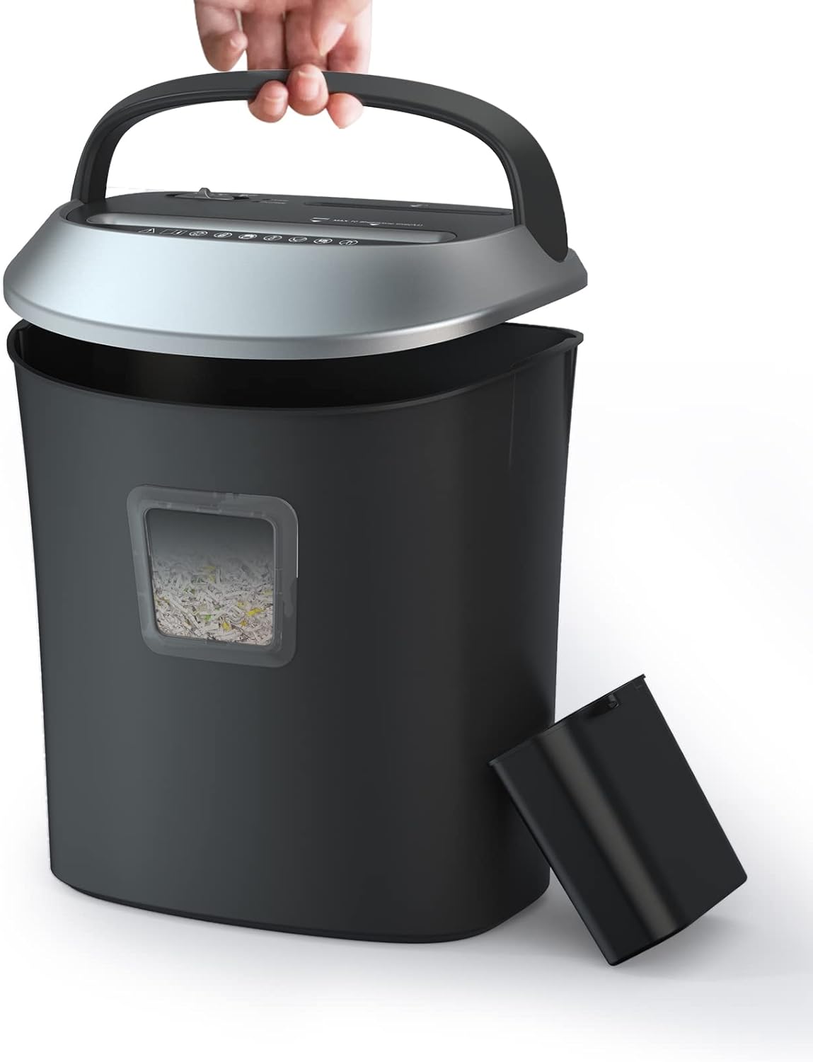 12-Sheet Cross-Cut Paper Shredder 5.8 Gallons Pack of 2 R38899