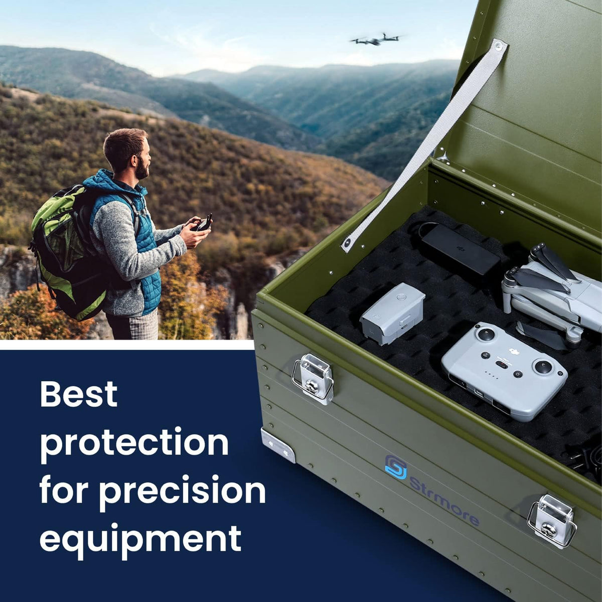Aluminum Hard Protective Carrying Case E4679