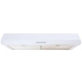 30 in. 320 CFM Convertible Under Cabinet Range Hood in White with LED Lighting and Charcoal Filter L6431