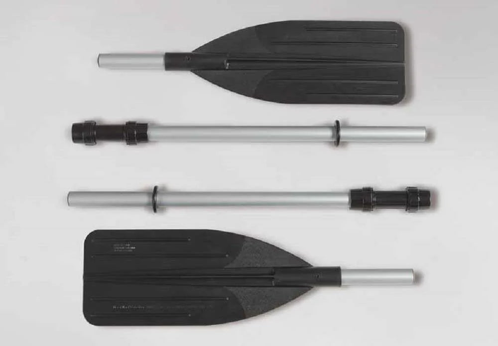 Inflatable 4 Person Boat Set with Oars & Air Pump 2 Pack T9056