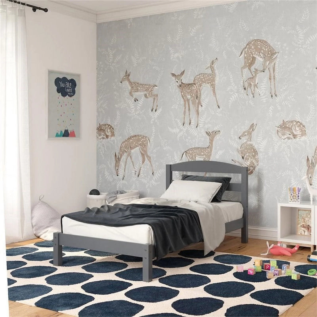 Twin Bed in Gray A62287