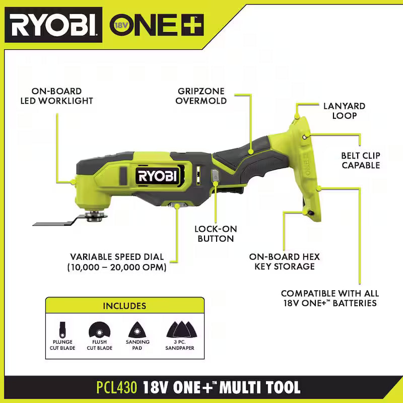 18V Cordless 6-Tool Combo Kit with Battery, Charger, and Rolling Tool Box I339
