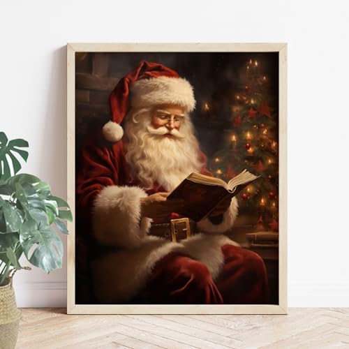 Vintage Christmas Wall Art Print 8x10inches Unframed C316