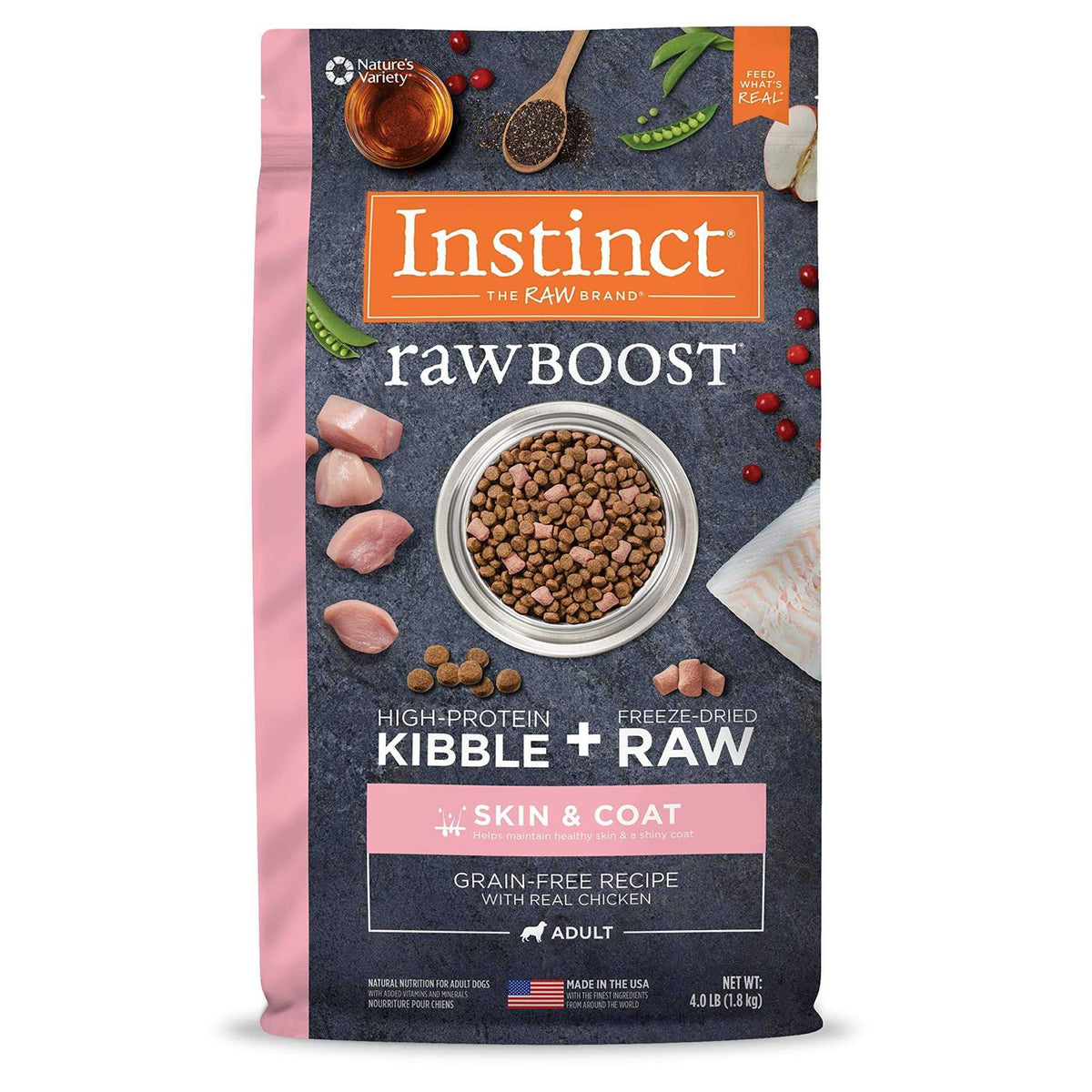 Grain Free Skin & Coat Health Recipe with Real Chicken Dry Dog Food H3157