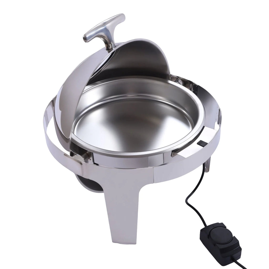6L Stainless Steel Round Food Warmer Set G244585