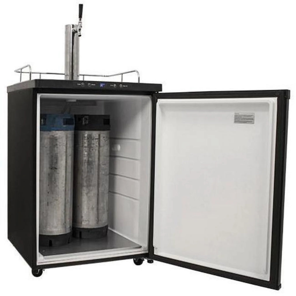 24 Wide Stainless Steel Kegerator F125