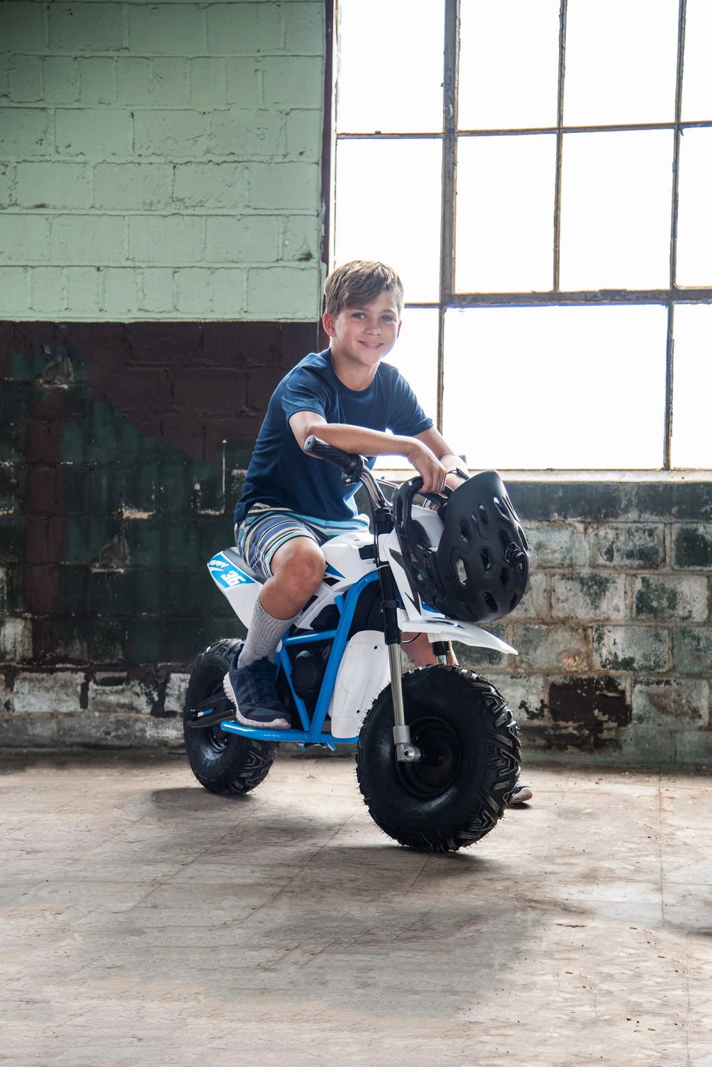 White Electric Mini Bike S515