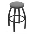 30 in. Swivel Bar Stool with Grey Seat S531