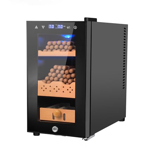 Electric Cigar Humidor 25L 200 Counts Thermostatic Cooler Cabinet F315757