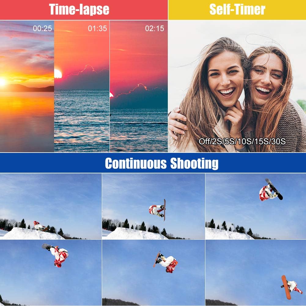 4K Video Camera Camcorder with Microphone and Touch Screen H26183