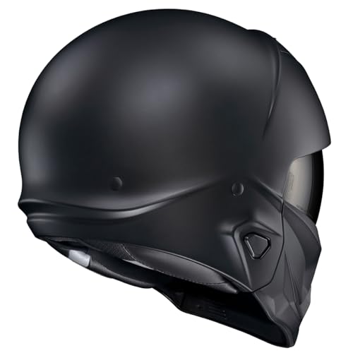Matte Black 3/4 Motorcycle Helmet L46858