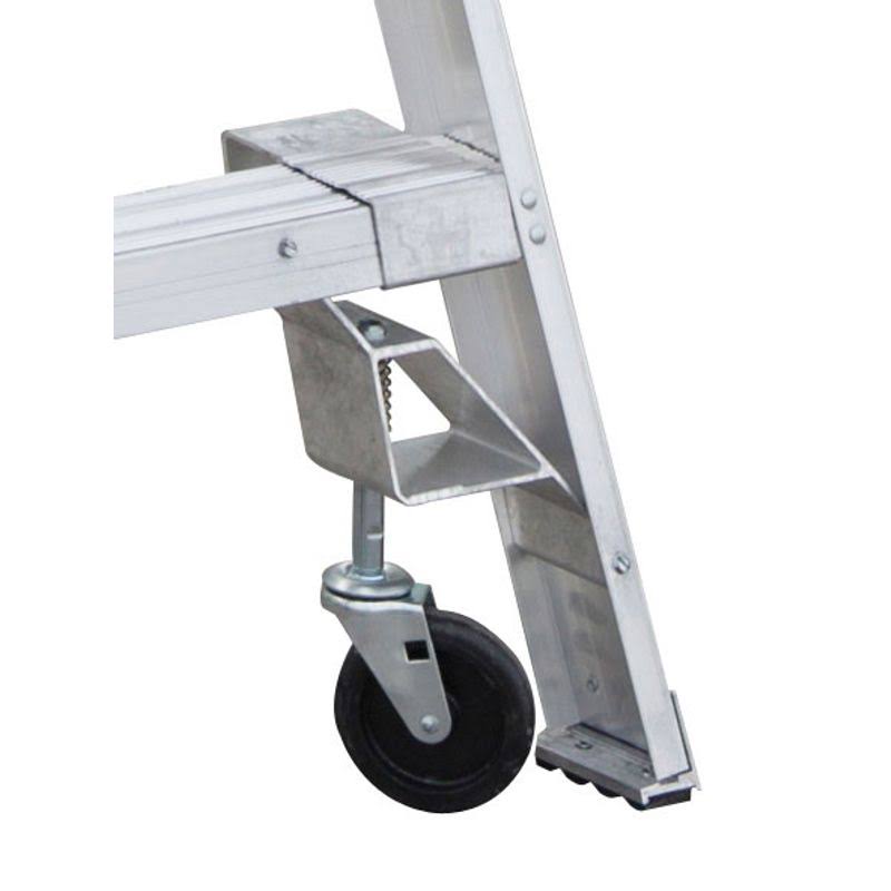 2 ft Aluminum Platform Ladder with Casters Z55680
