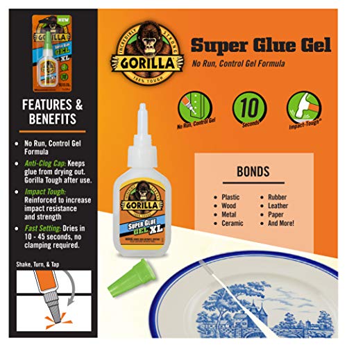 Super Glue Gel XL 25 Gram Clear K669976