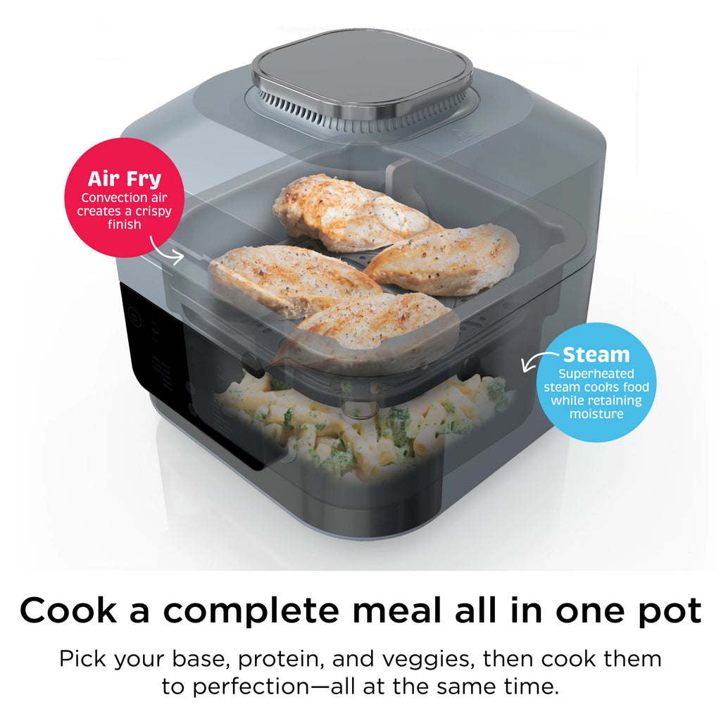 6-Qt. 10-in-1 Rapid Cooker & Air Fryer Q59353