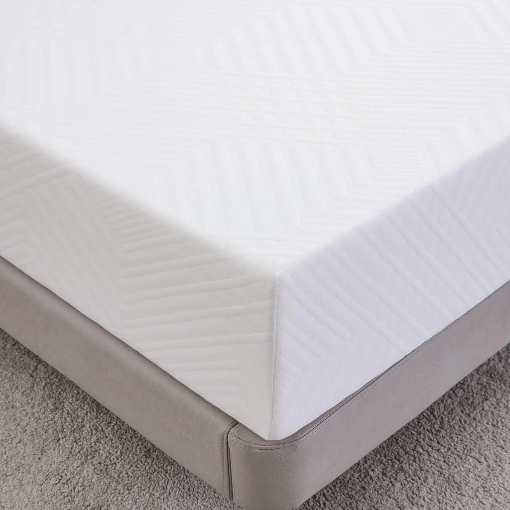 Twin Size Green Tea Gel Memory Foam Mattress Y471267