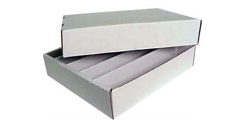 25 - 5000ct 5-Row Cardboard Trading Card Storage Boxes F991562