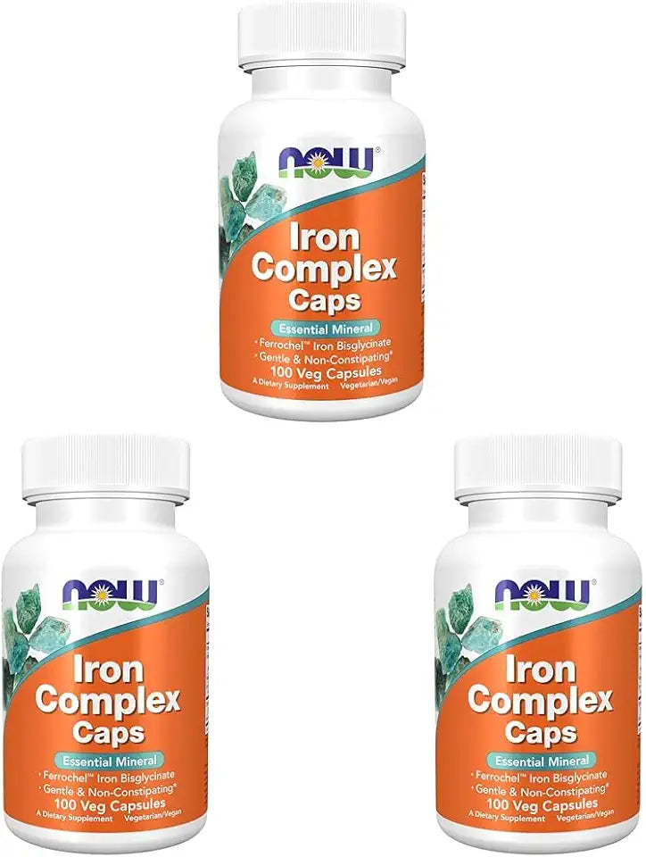 Iron Complex 100 Veg Capsules Pack of 3 O36827