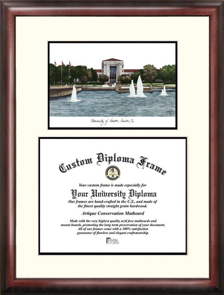 University of Houston Scholar Diploma Frame I82221
