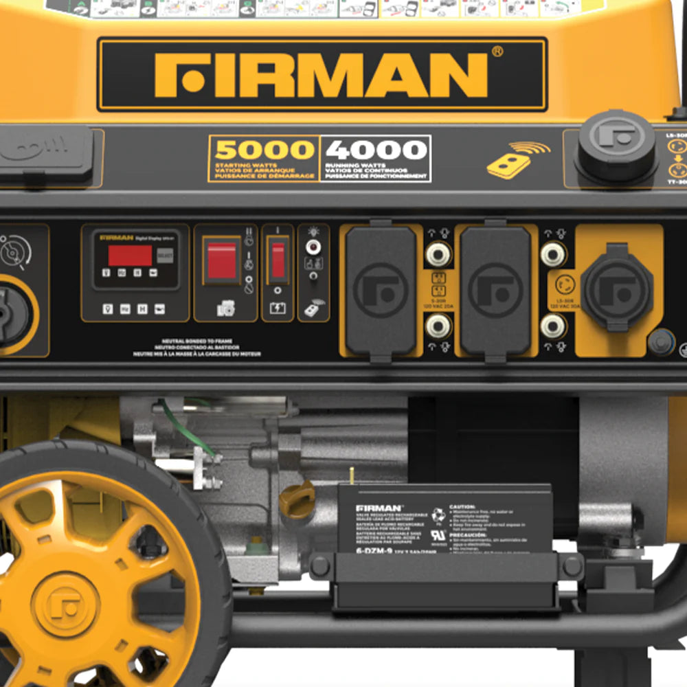 5000/4000 Watt Remote Start Portable Generator H16697