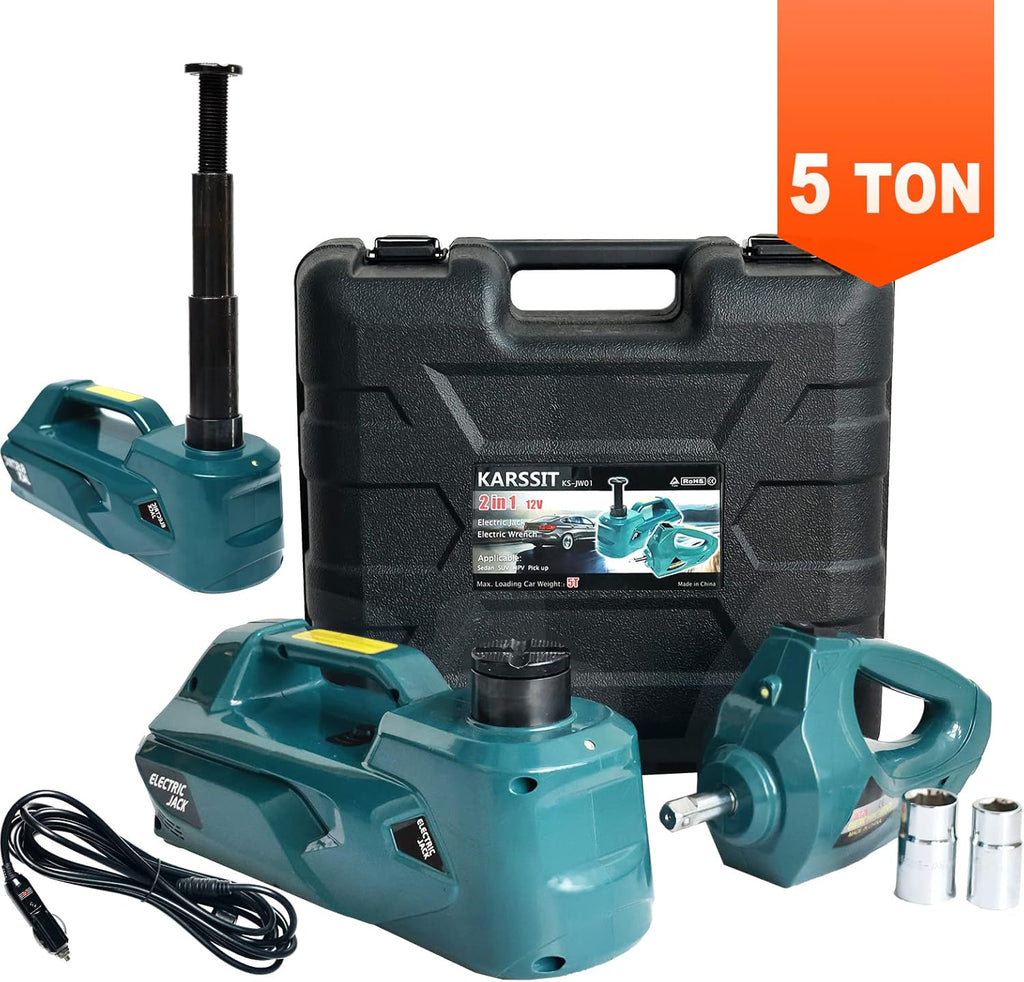 5 Ton 12V Electric Hydraulic Car Jack Kit D7625
