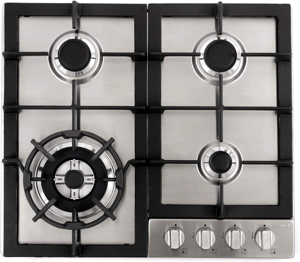24 Gas Cooktop with 4 Sealed Burners Stainless Steel N90091