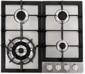 24 Gas Cooktop with 4 Sealed Burners Stainless Steel N90091