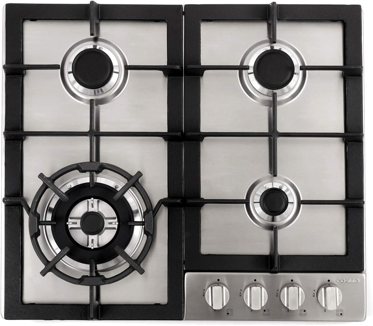 24 Gas Cooktop with 4 Sealed Burners Stainless Steel N90091