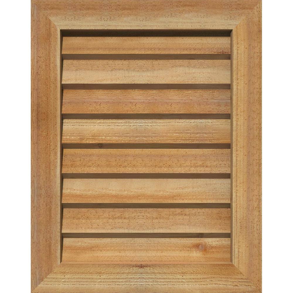 24x22 Vertical Gable Vent Unfinished Non-Functional H18228