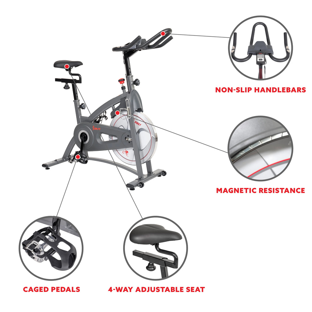 Belt Drive Indoor Exercise Bike with Magnetic Resistance E5553