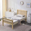 Solid Wood Pine Twin Size Bed L1918