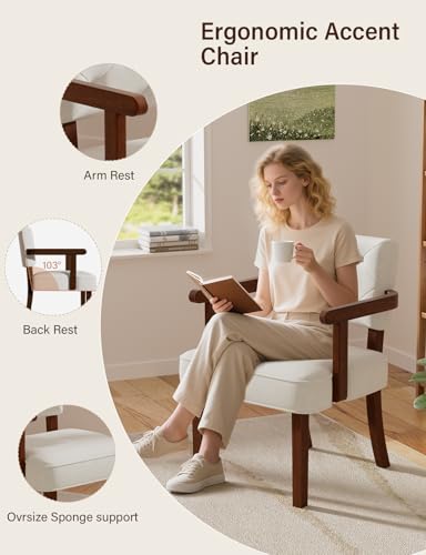 Small Grey Upholstered Armchair with Tufted Backrest P10068