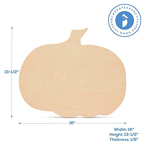 Wooden Pumpkin Cutouts 13-1/2 x 16-3/4-inch Pack of 2 N916733