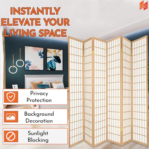 3 Panels 6ft Tall Portable Foldable Room Divider H890466