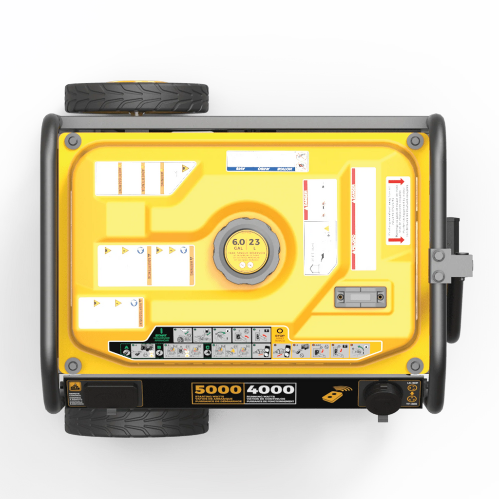 5000/4000 Watt Remote Start Portable Generator H16697