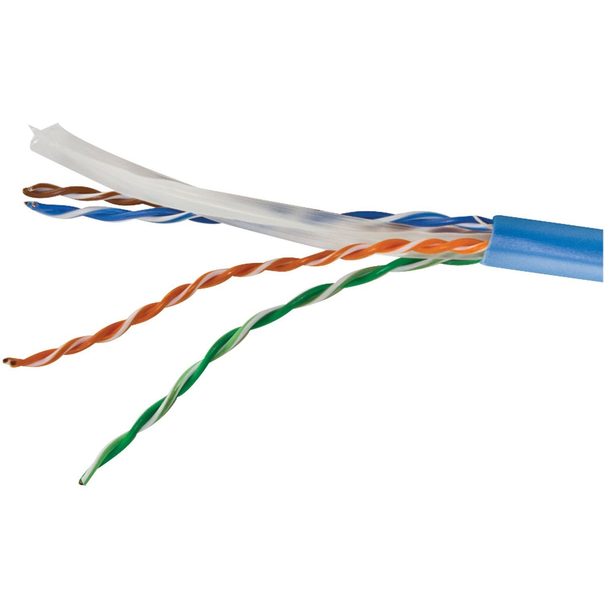 Cat-6 UTP Solid Riser CMR Cable, 1,000ft Blue A318631