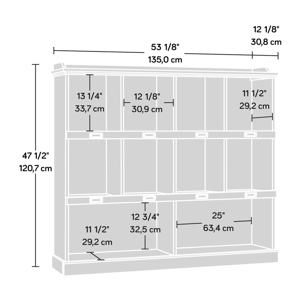 Scribed Oak Bookcase Q2505