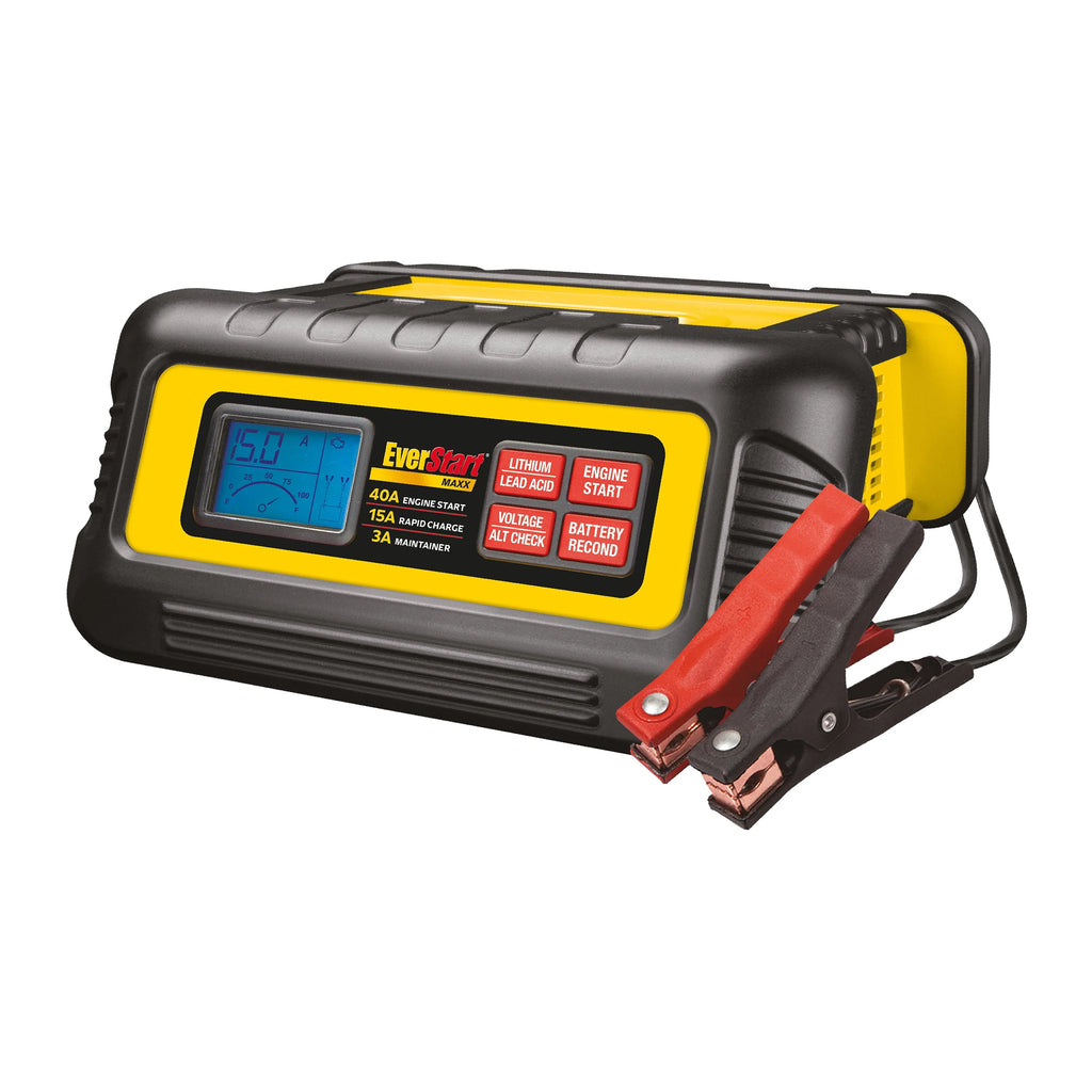 15 Amp Battery Charger and Maintainer with 40 Amp Engine Start D524