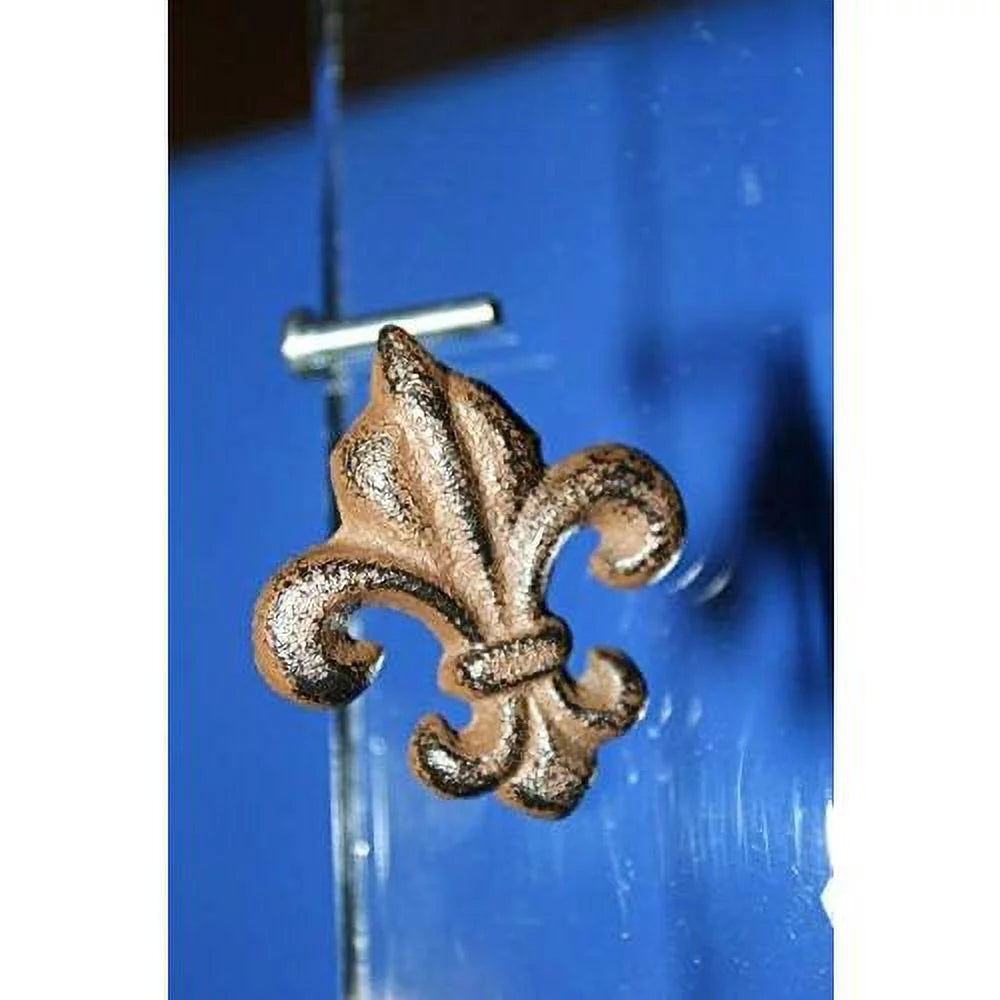 Cast Iron Fleur De Lis Cabinet Knobs, Pack Of 30 X1249